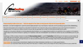 What Bikefeeling.nl website looked like in 2020 (4 years ago)