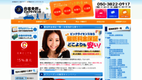 What Biclicense.co.jp website looked like in 2020 (4 years ago)