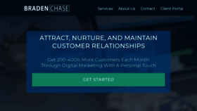 What Bradenchase.com website looked like in 2020 (4 years ago)