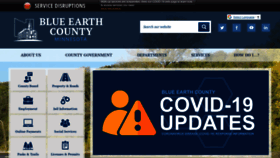 What Blueearthcountymn.gov website looked like in 2020 (4 years ago)