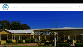 What Bundanoonlodge.com.au website looked like in 2020 (4 years ago)