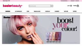 What Basler-beauty.fr website looked like in 2020 (6 years ago)