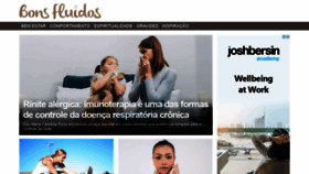 What Bonsfluidos.com.br website looked like in 2020 (4 years ago)