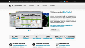 What Blogtraffic.de website looked like in 2020 (4 years ago)