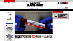 What Brighterkashmir.com website looked like in 2020 (5 years ago)