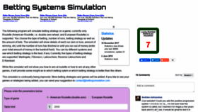 What Bettingsimulation.com website looked like in 2020 (4 years ago)