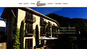 What Brownshotel.co.nz website looked like in 2020 (4 years ago)