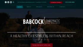 What Babcockchirowellness.com website looked like in 2020 (4 years ago)