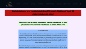 What Blaisdellcenter.com website looked like in 2020 (4 years ago)