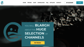 What Blarghentertainment.com website looked like in 2020 (4 years ago)
