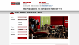 What Borkrealestate.com website looked like in 2020 (4 years ago)