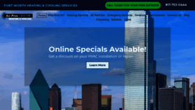 What Bluestar-ac.com website looked like in 2020 (4 years ago)