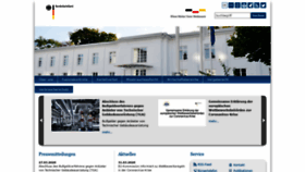 What Bundeskartellamt.de website looked like in 2020 (4 years ago)