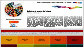 What Britishstandardcolour.com website looked like in 2020 (4 years ago)