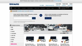What Bavauto.ro website looked like in 2020 (4 years ago)