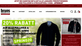 What Bruns-grosse-groessen.de website looked like in 2020 (4 years ago)