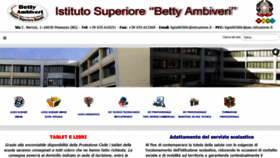 What Bettyambiveri.it website looked like in 2020 (4 years ago)