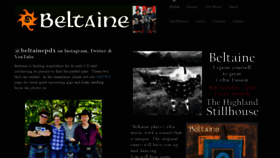 What Beltainemusic.com website looked like in 2020 (4 years ago)