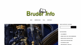 What Bruderinfo.de website looked like in 2020 (4 years ago)