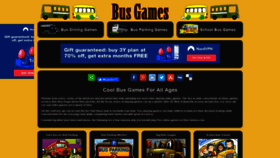 What Bus-games.com website looked like in 2020 (4 years ago)