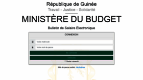 What Buse.mbudget.gov.gn website looked like in 2020 (4 years ago)