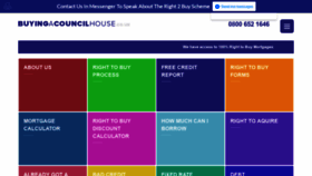 What Buyingacouncilhouse.co.uk website looked like in 2020 (4 years ago)