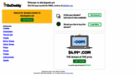 What Blackspade.net website looked like in 2020 (4 years ago)