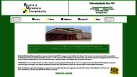 What Bellevillemechanical.com website looked like in 2020 (4 years ago)