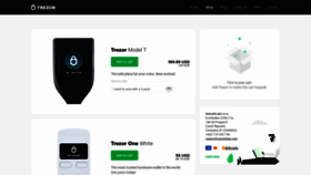 What Buytrezor.com website looked like in 2020 (4 years ago)