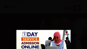 What Bakrie.ac.id website looked like in 2020 (4 years ago)