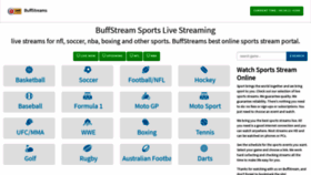 What Buffstream.stream website looked like in 2020 (5 years ago)