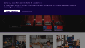 What Benq.fr website looked like in 2020 (4 years ago)