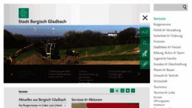 What Bergischgladbach.de website looked like in 2020 (4 years ago)