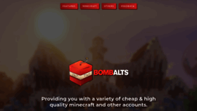 What Bombalts.com website looked like in 2020 (4 years ago)