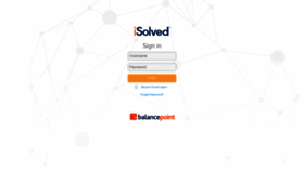 What Balancepoint.myisolved.com website looked like in 2020 (4 years ago)