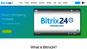 What Bitrix.info website looked like in 2020 (4 years ago)