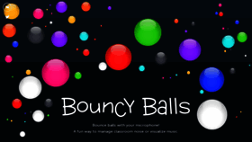 What Bouncyballs.org website looked like in 2020 (4 years ago)