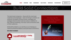 What Brandfoundations.us website looked like in 2020 (4 years ago)