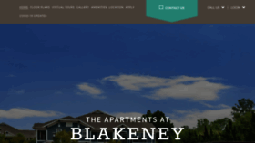 What Blakeneyapts.com website looked like in 2020 (4 years ago)