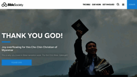 What Biblesociety.org.au website looked like in 2020 (4 years ago)