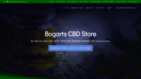 What Bogartscbdstore.com website looked like in 2020 (4 years ago)