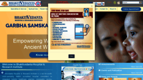 What Bhaktivedantahospital.com website looked like in 2020 (4 years ago)