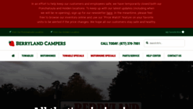 What Berrylandcampers.com website looked like in 2020 (4 years ago)