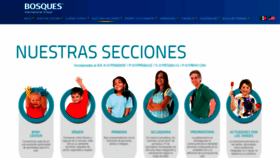 What Bosques.edu.mx website looked like in 2020 (4 years ago)