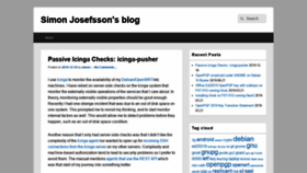 What Blog.josefsson.org website looked like in 2020 (4 years ago)