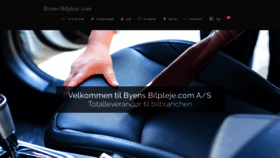 What Byensbilpleje.com website looked like in 2020 (4 years ago)