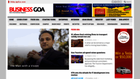 What Businessgoa.in website looked like in 2020 (4 years ago)