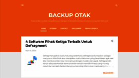 What Backupotak.com website looked like in 2020 (5 years ago)