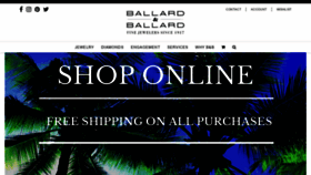 What Ballardgem.com website looked like in 2020 (4 years ago)