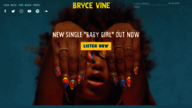 What Brycevine.com website looked like in 2020 (4 years ago)